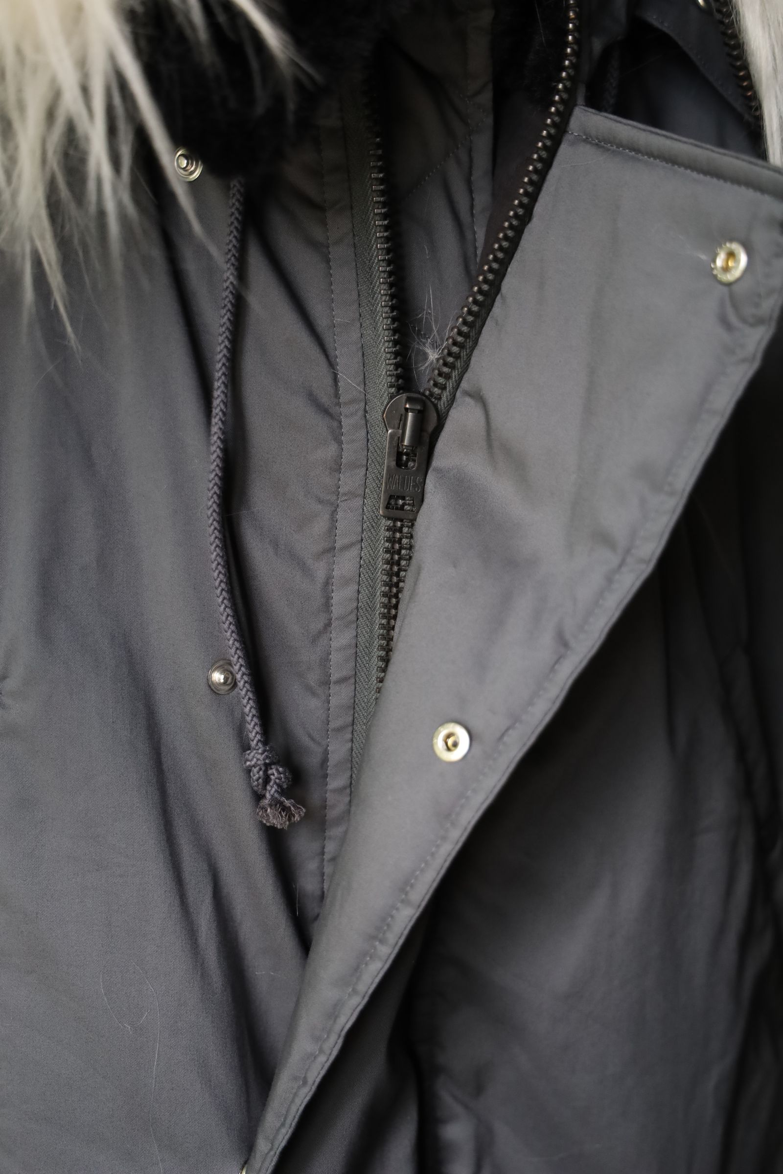 グラフペーパー Solotex Twill Flight Coat(GU243-10297B)GRAY