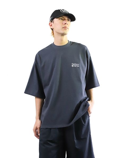 VIBTEX for FreshService 24SS  S/S CREW NECK TEE(GRAY) style 2024.5.17