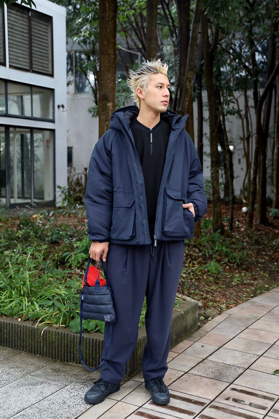 S.F.C 25FW SPOT エスエフシー FLEECE WIDE TAPERED EASY PANTS(SFCFW25P01SP)Navy☆12月20日(土)発売！