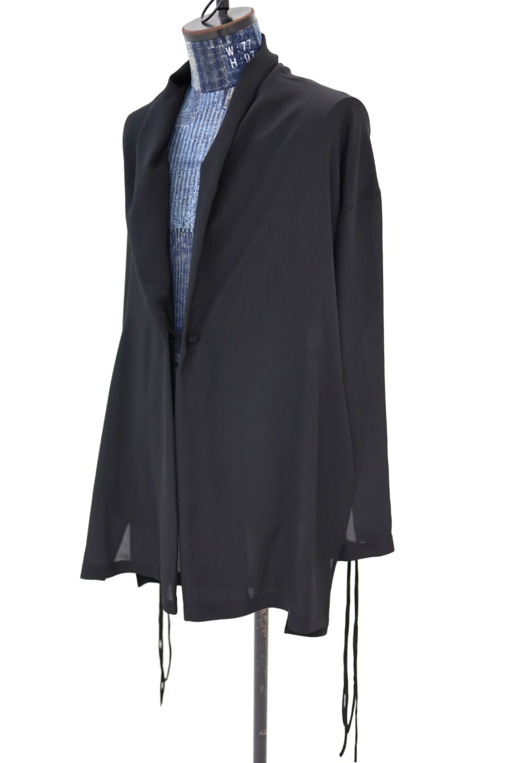 Yohji Yamamoto 釈迦釦付きストールジャケット (HK-J17-441)BLACK☆3月18日発売！