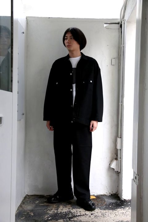 Graphpaper2020AW 新作Double Cloth Peach Trucker Jacket style.2020.11.23