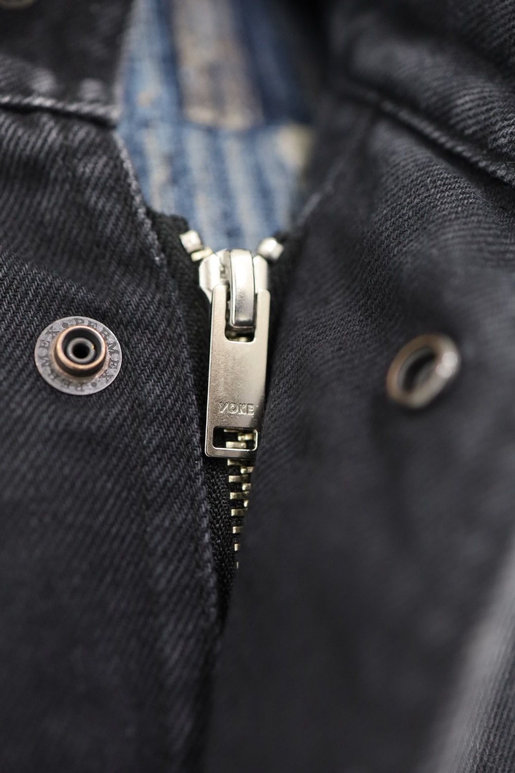 YOKE 26SS Cotton Denim Stand Collar Blouson(YK26SS01180B)BLACK☆4月11日(土)発売！