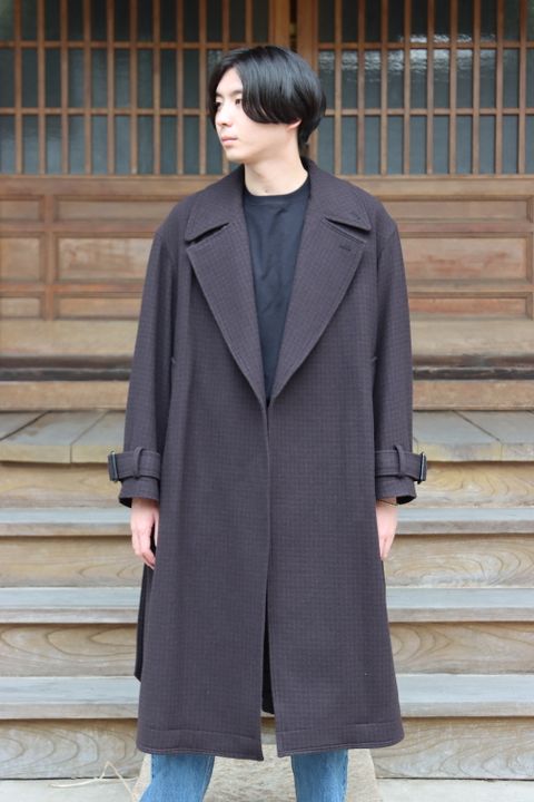 YOKE DOUBLE BREAST OVERCOAT(YK21AW0242C) style.2021.9.13.
