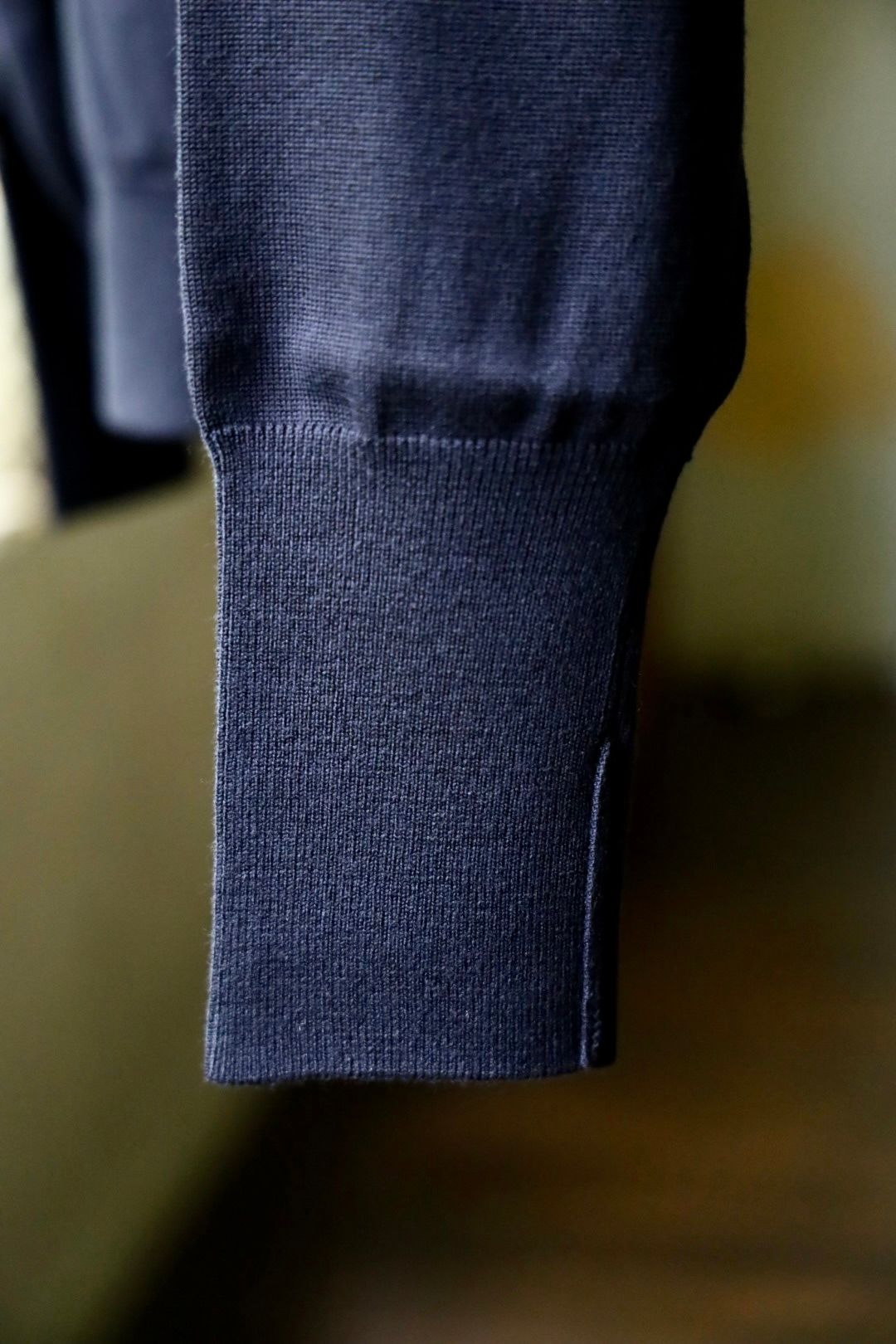 アプレッセ Wool Knit L/S Polo Shirt(24AAP-03-06K)NAVY☆8月10日(土)発売！