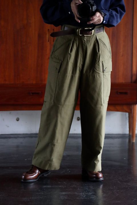 アプレッセ22FW MT Trooper Pants"OLIVE"スタイル
