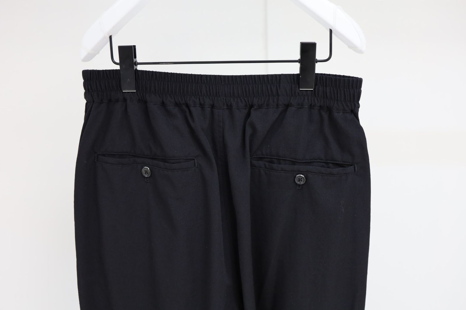 グラフペーパー Fulled Wool Twill Wide Easy Pants(GM263-40412)BLACK☆9月12日(土)発売！