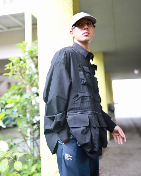 FreshService フレッシュサービス 23AW DRY TYPEWRITER TACTICAL POCKET L/S SHIRTスタイル