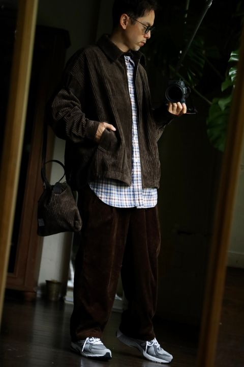 S.F.C CORDUROY SWING TOPスタイル