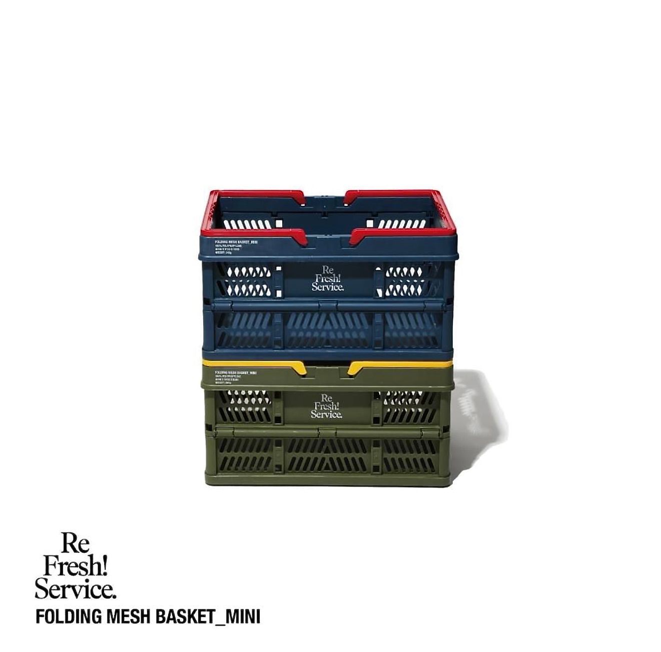 フレッシュサービスReFresh!Service. “SAUNA FOLDING MESH BASKET”(KHAKI)