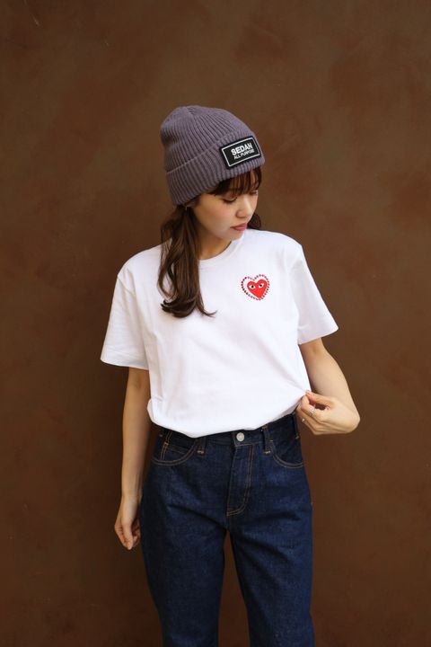 PLAY COMME des GARCONS 新作METALSTON HEART Tシャツ style.2024.12.6