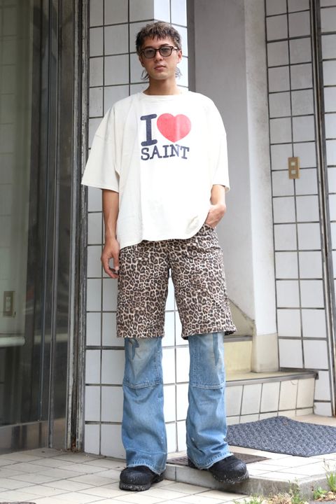 SAINT Mxxxxxx FOOTBALL T-SHIRT PICK UP STYLE