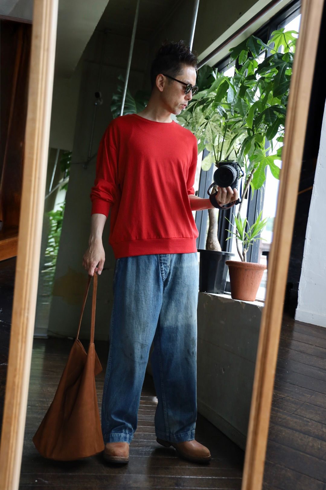 A.PRESSE / US ARMY Dungaree Denim Trousers - IMA:ZINE