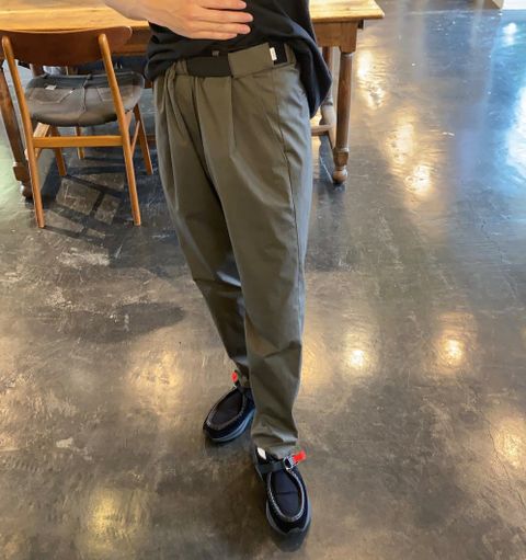 Graphpaper Stretch Typewriter Slim Chef Pants "GRAY"Style.2020.7.28.