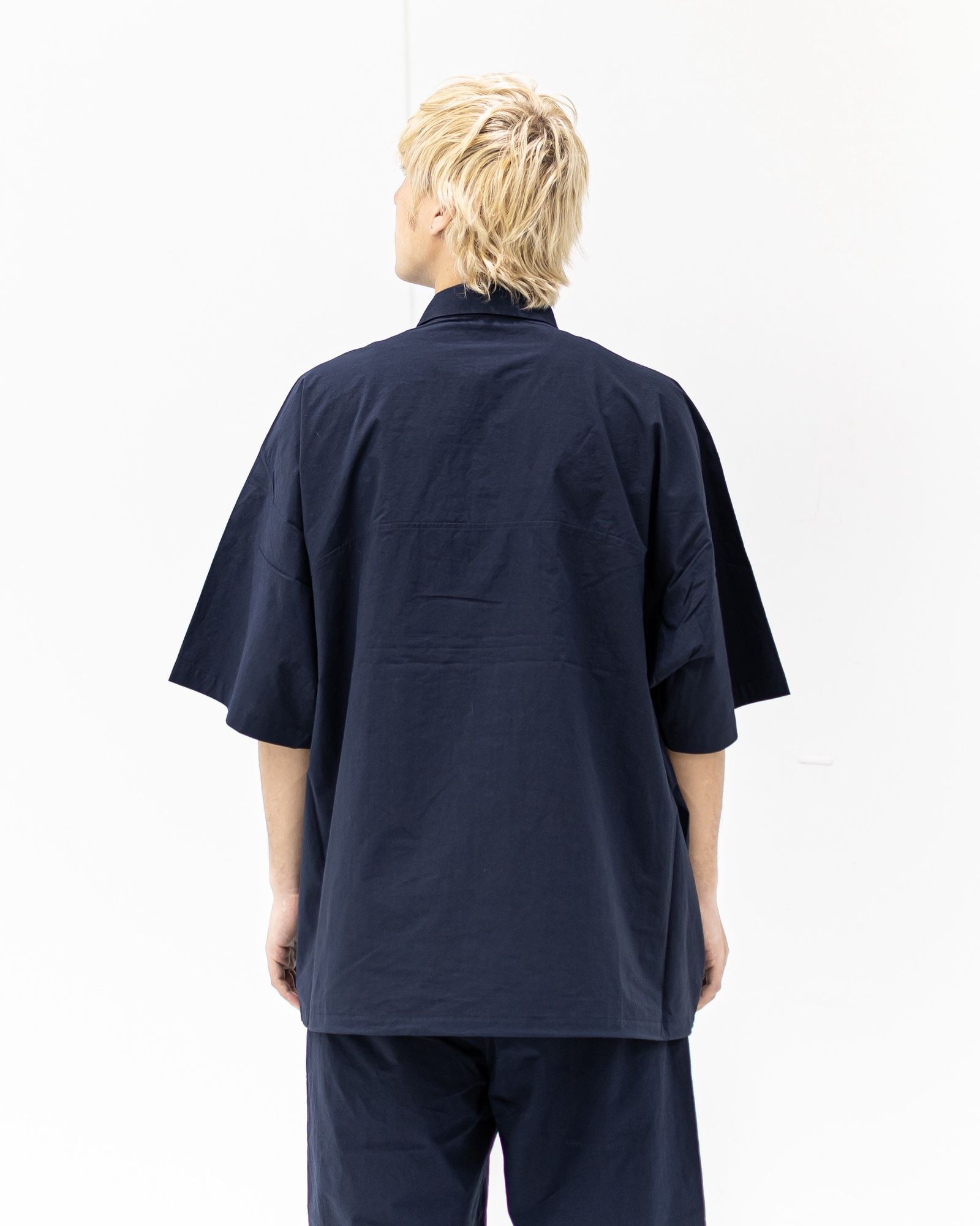 FreshService CRISP COTTON ANORAK S/S SHIRT (NAVY) 新作発売！