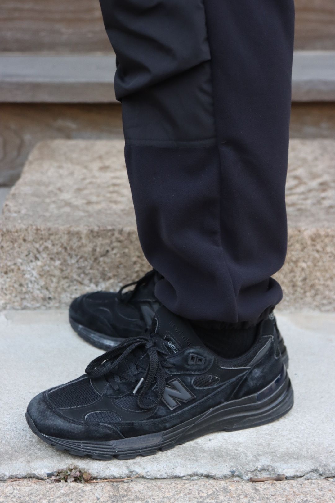 イズネス22AW THM FLEECE PANTS (1003AWPT01)BLACK