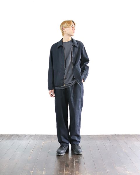 A.PRESSE 24SS 新作 Silk Hemp Sports Jacket&Silk Hemp French Air Force Mechanic Pant style 2024.2.29
