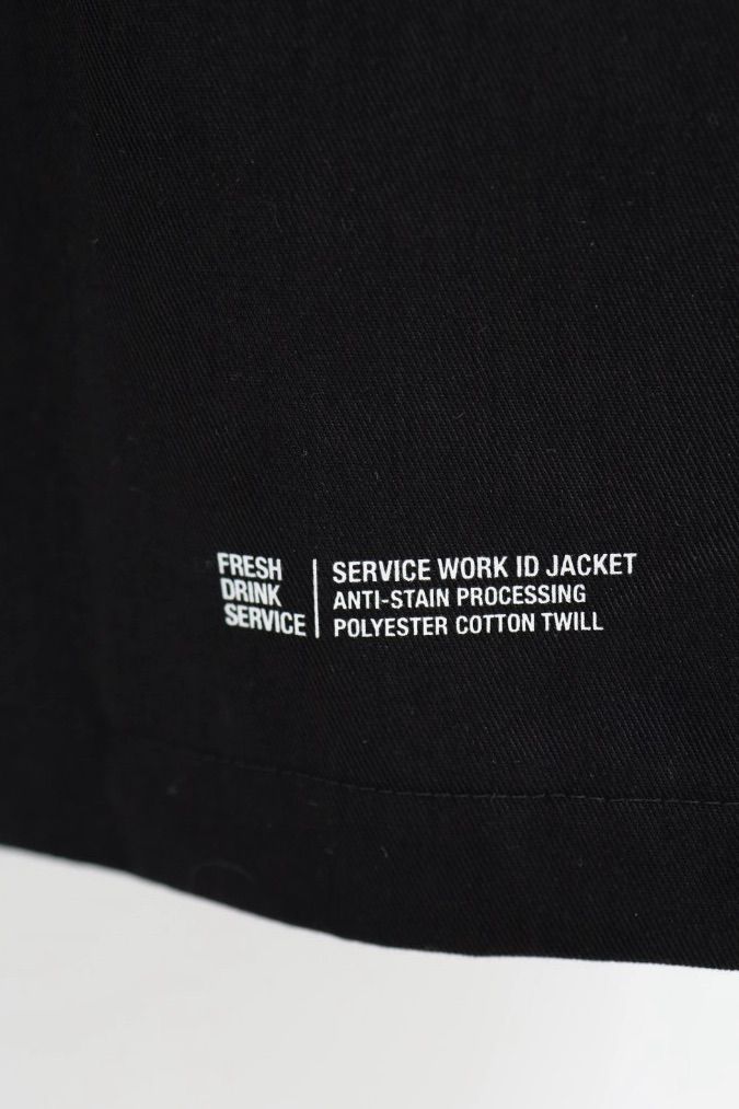 フレッシュサービス FDS SERVICE WORK ID JACKET (FDS254-20232)BLACK