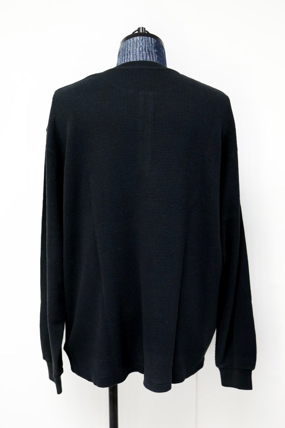 アプレッセ 2026 STYLE2 Cashmere Blend Wafflel L/S Henley Neck Shirts(26AAP-05-03) BLACK☆6月6日(土)発売！