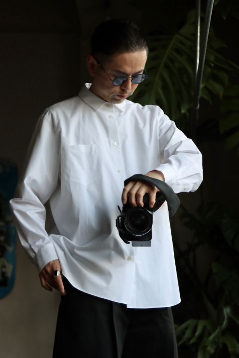 ATON 23SS SUVIN BROAD STANDARD SHIRTスタイル
