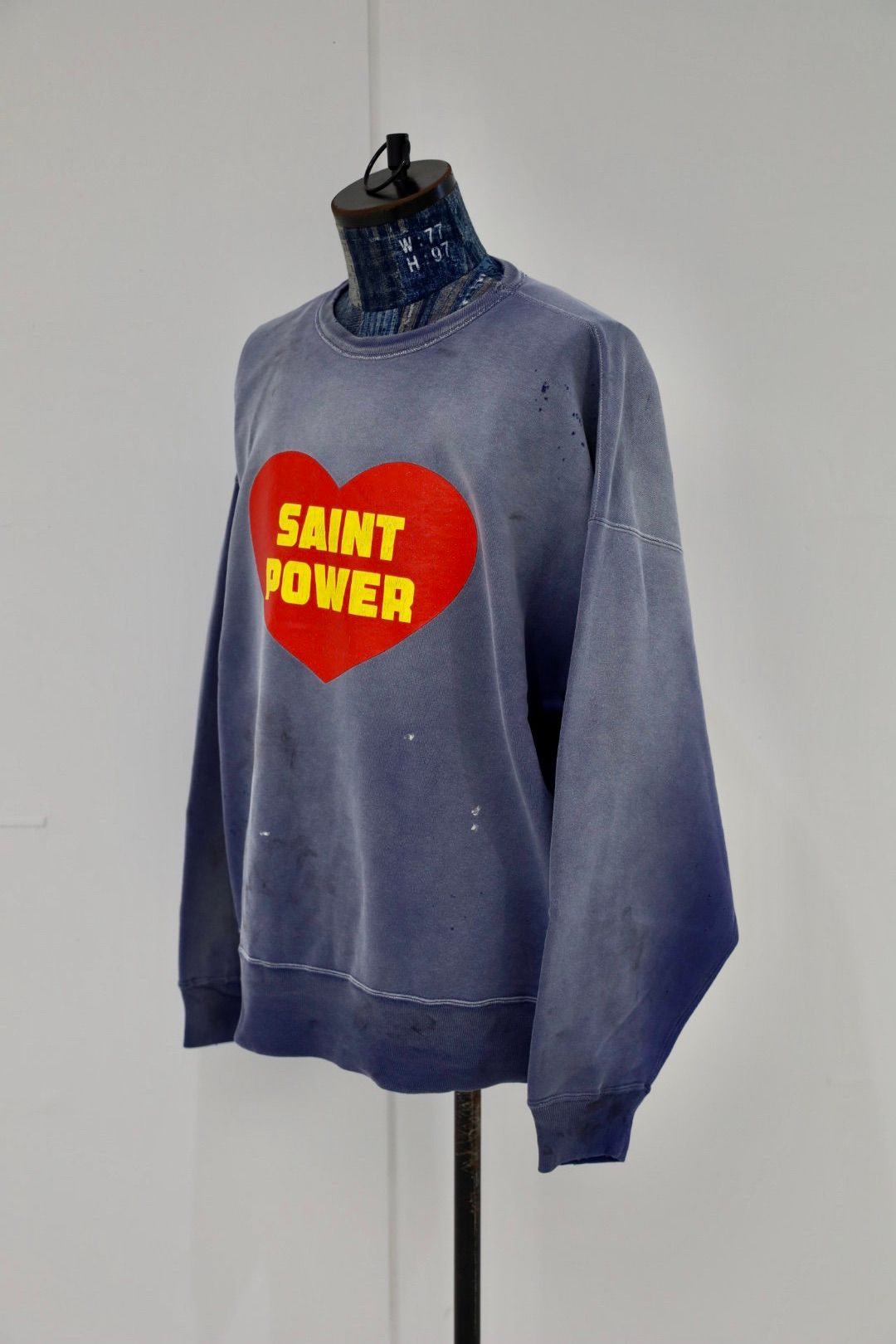 セントマイケル SAINT POWER CRW NECK SWT/NAVY(SM-HR1-0000-048)
