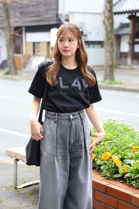 プレイコムデギャルソン 新作PLAYロゴTシャツ style.2026.3.10