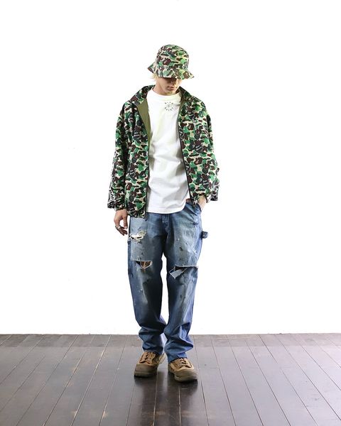セントマイケル 24SS BAPE JACKET & DENIM PANTS style 2024.5.17