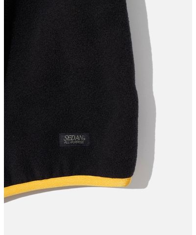 セダンオールパーパスFW23 Fleece Snap Pullover (SD23F-CT07)Black
