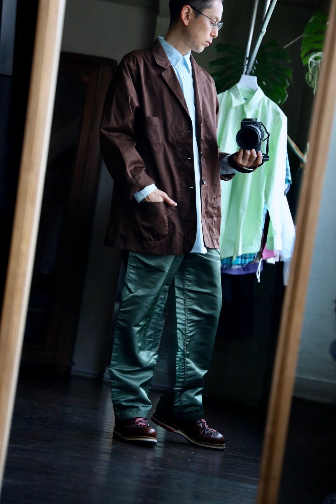 FOUNDOUR - ファウンダ 25SS WORK JACKET(015FD251012)BROWN | mark