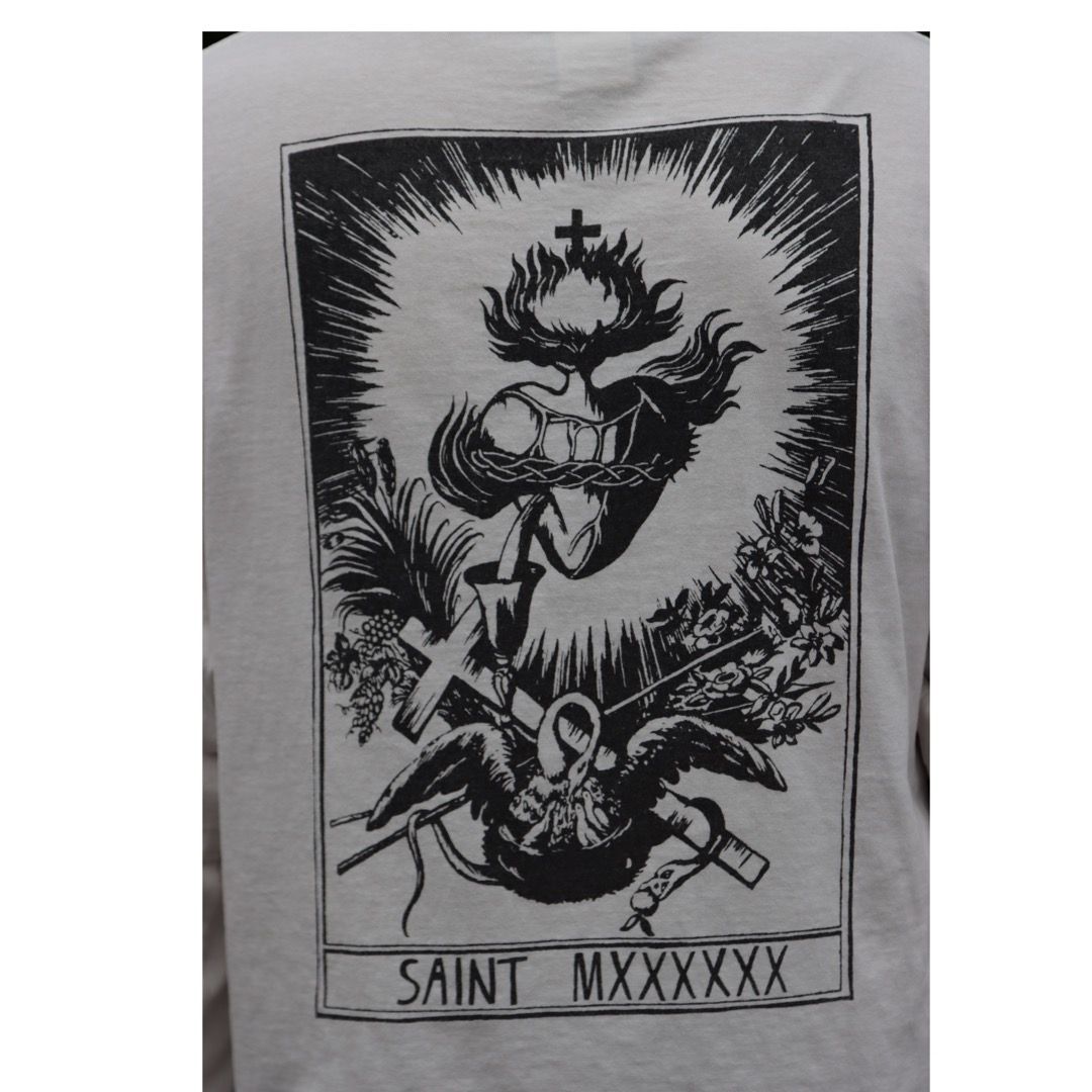 ©SAINT M×××××× LS TEE_W.I.H(SM-A21-0000-021)WHITE style