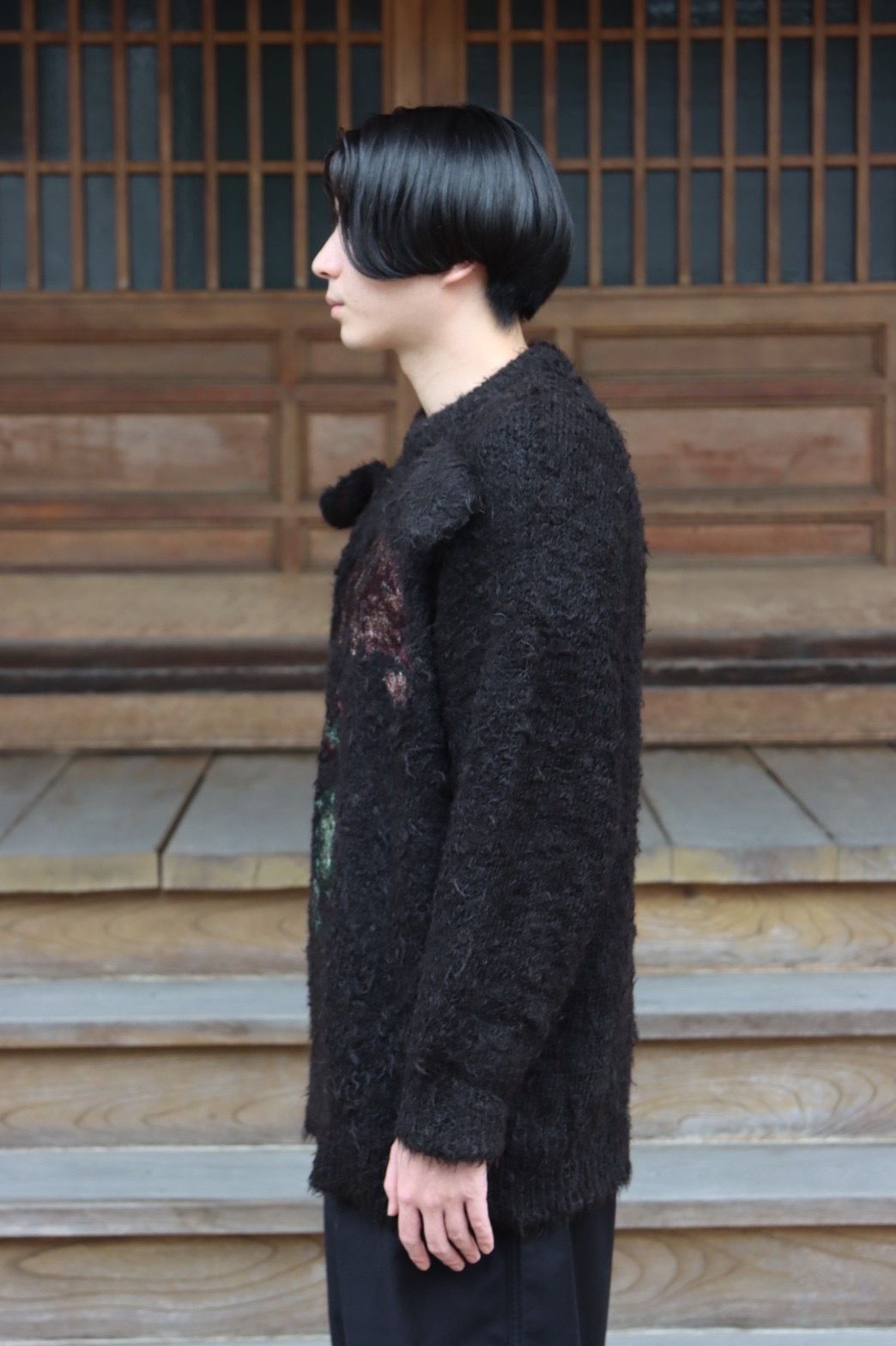 doublet ANIMAL EMBROIDERY PULLOVER"ALPACA style"