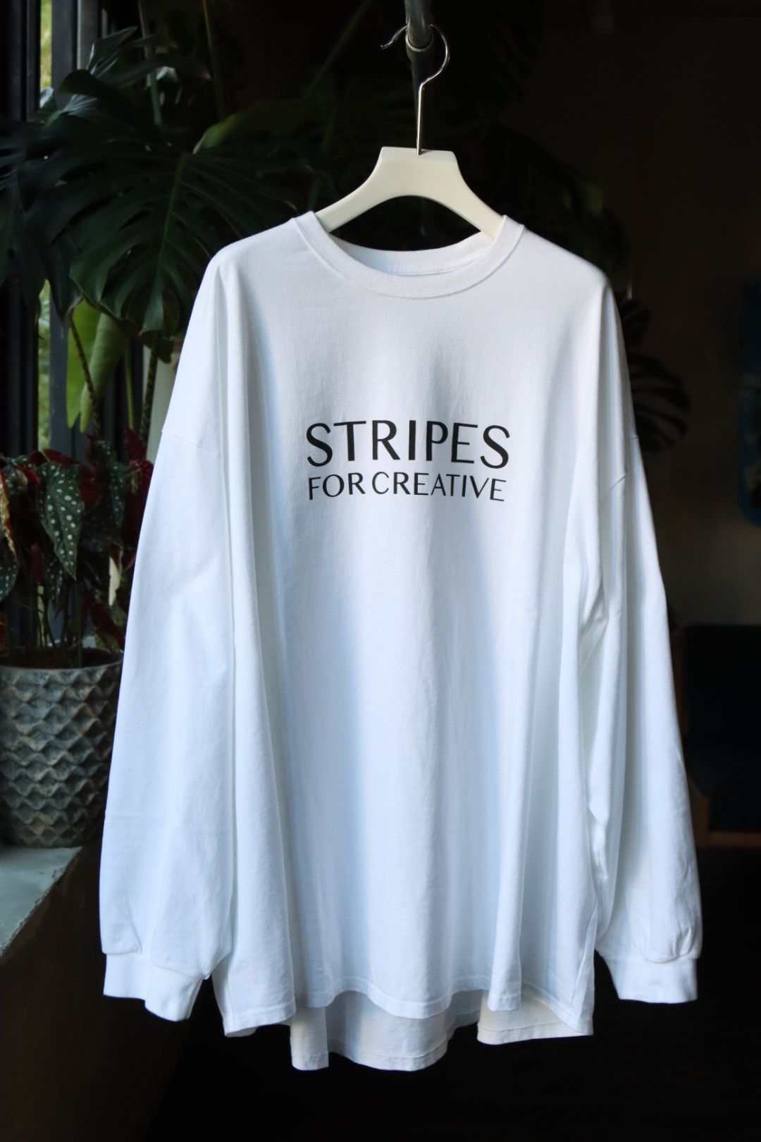 Stripes For Creative - S.F.C 23FW SUPER BIG ROUND LS TEE