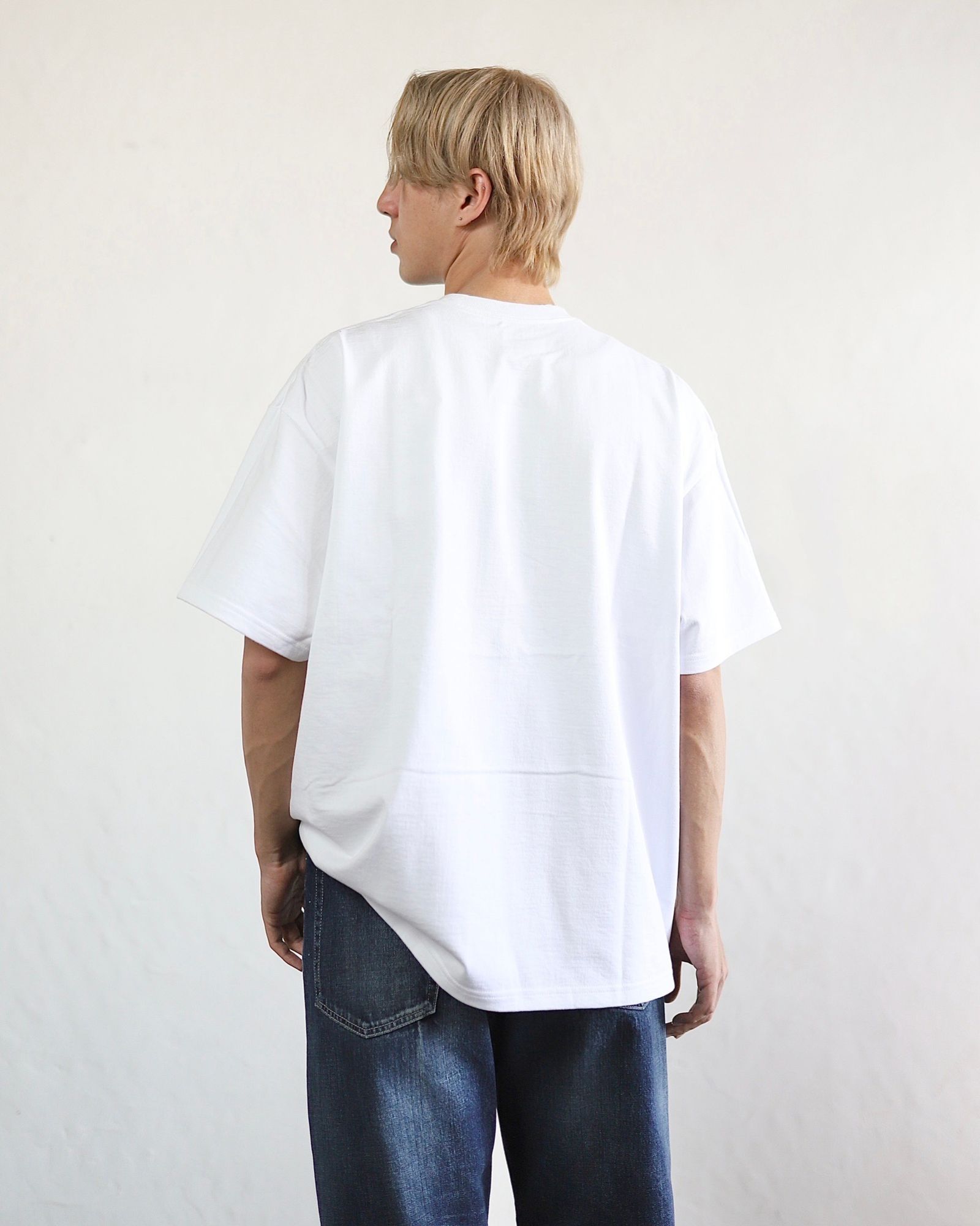 グラフペーパー24SS Heavy Weight S/S Oversized Tee (WHITE)style 2024.3.15