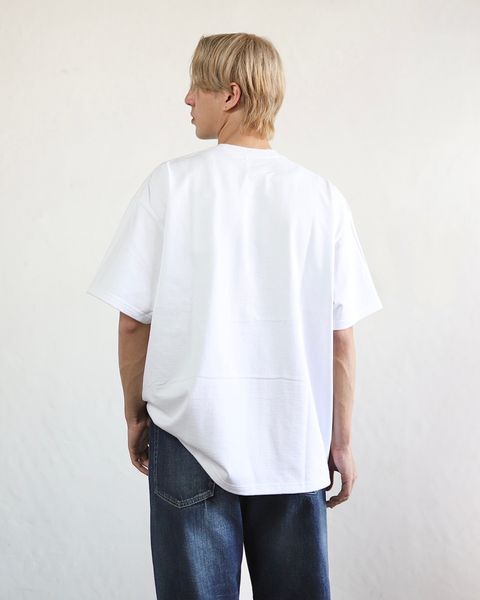 グラフペーパー24SS Heavy Weight S/S Oversized Tee (WHITE)style 2024.3.15