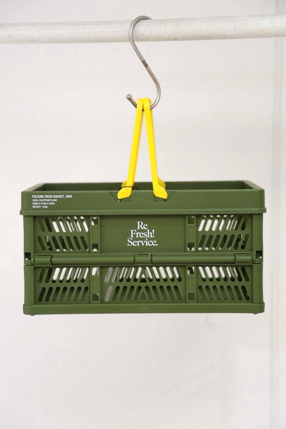 フレッシュサービスReFresh!Service. “SAUNA FOLDING MESH BASKET”(KHAKI)☆9月19日(土)発売！