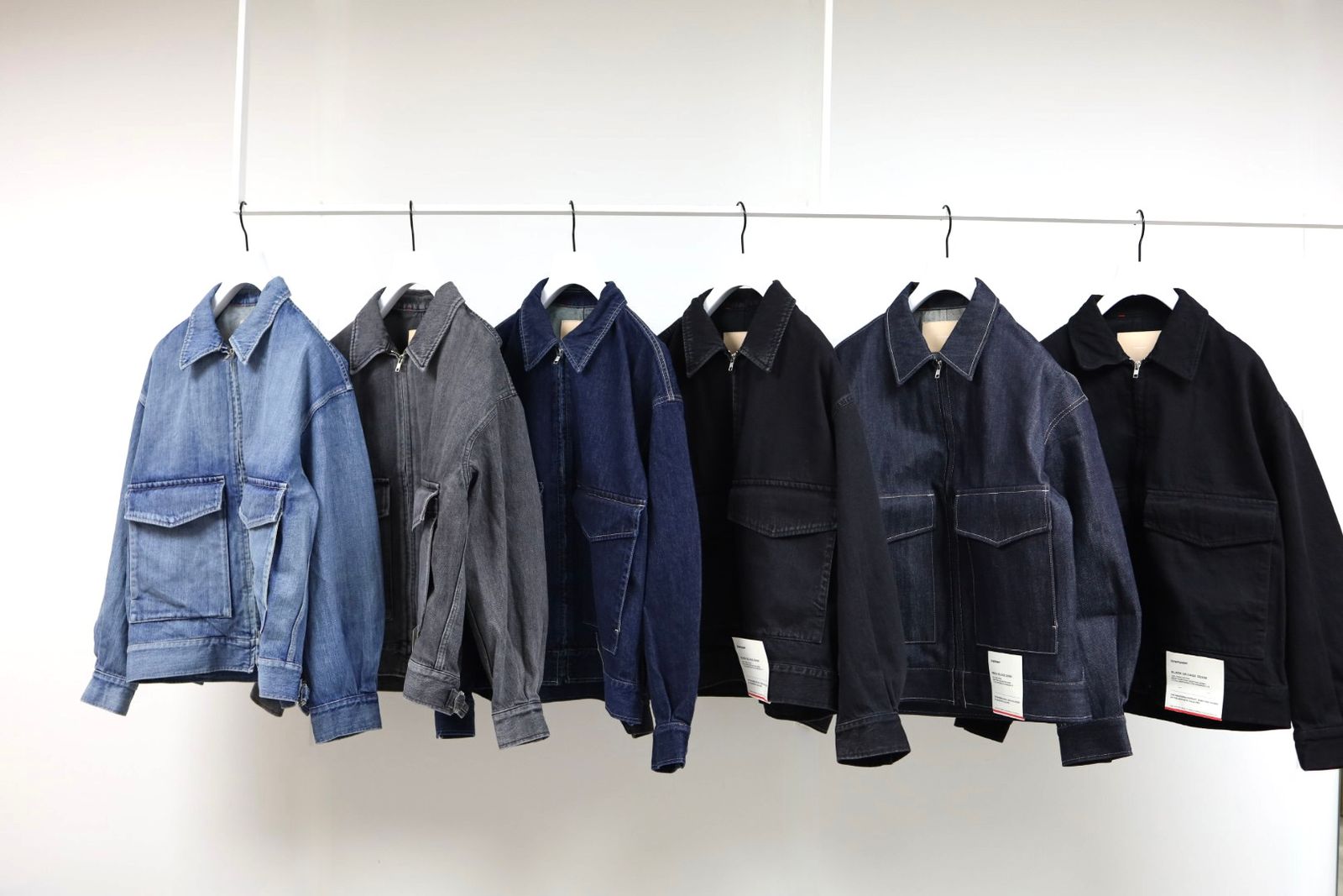 グラフペーパー Selvage Denim Zip Jacket(GU261-20056RB) BLACK_WASHED★1月24日(土)発売！