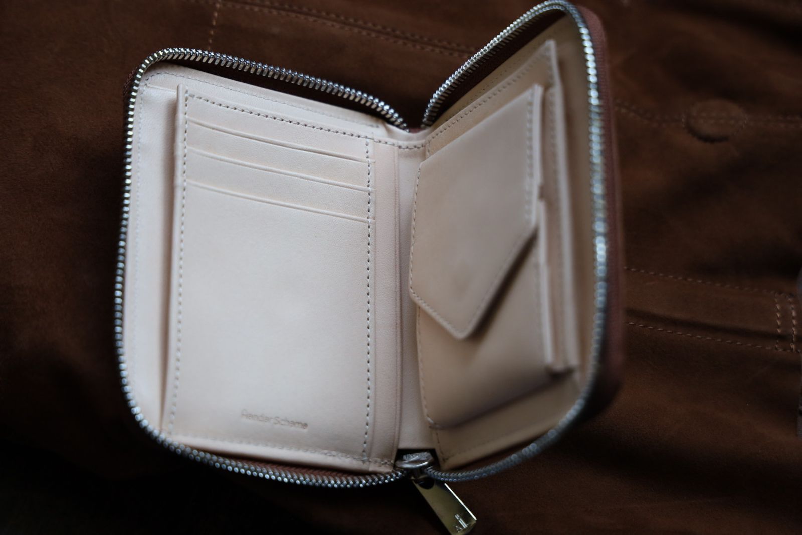 エンダースキーマ 財布 square zip purse(ur-rc-szp)brown