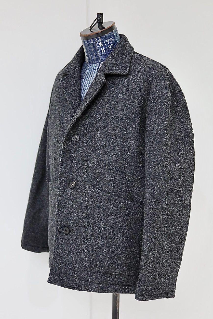 コムデギャルソンオム25FW ウールツイードヘリンボーンジャケット(HP-J025-051)BLACK☆11月1日(土)発売！