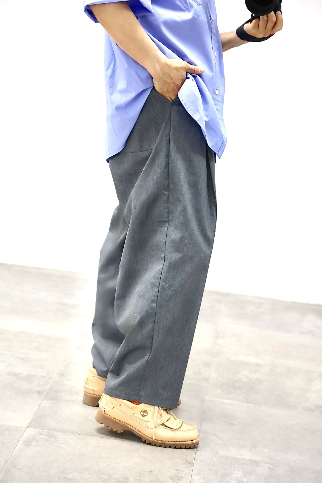 FreshService 26SS CORPORATE WIDE EASY PANTS"H.GRAY"スタイル