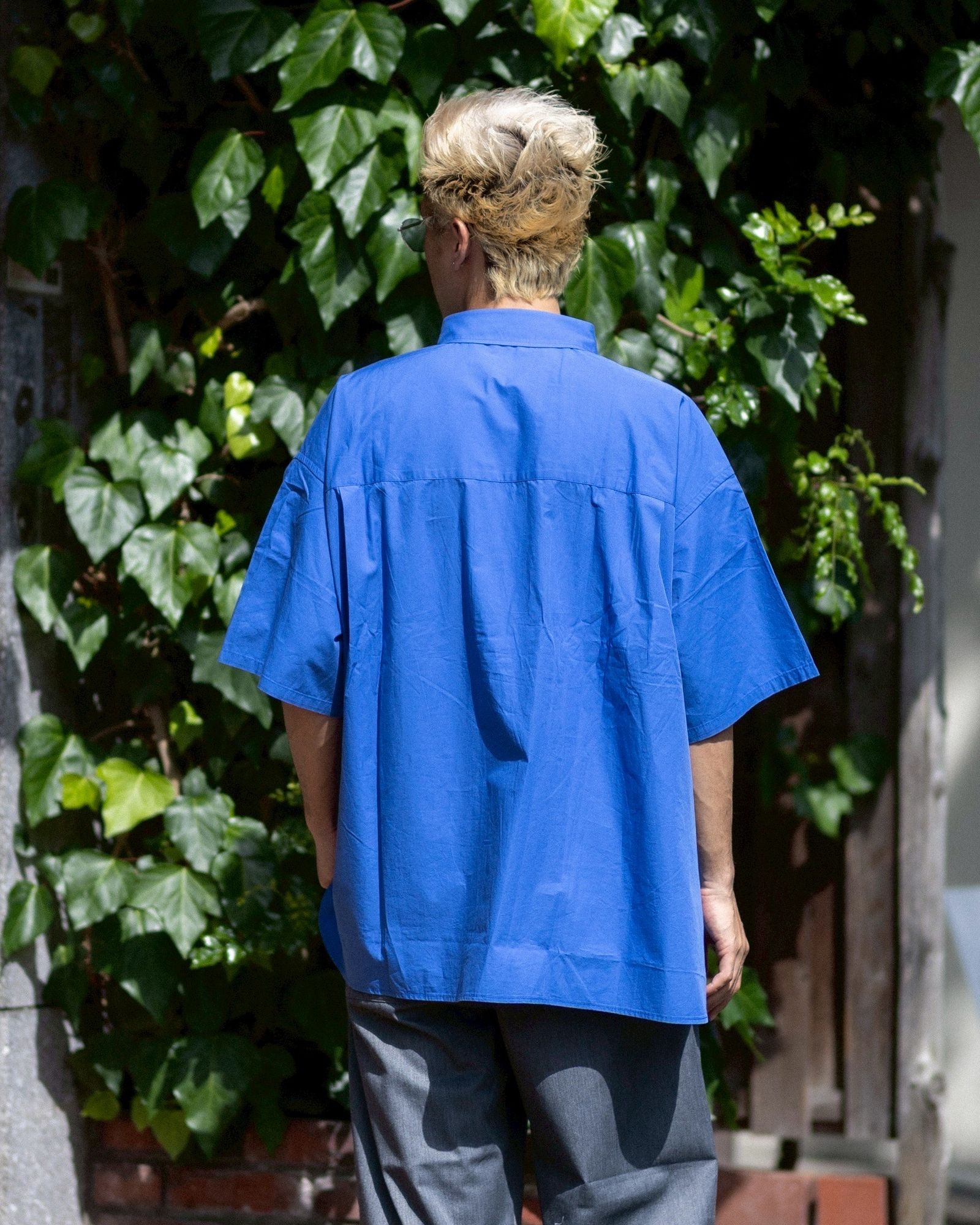 女性に人気！ FreshService M/S 新品値下げ交渉可 BLUE SHIRT トップス