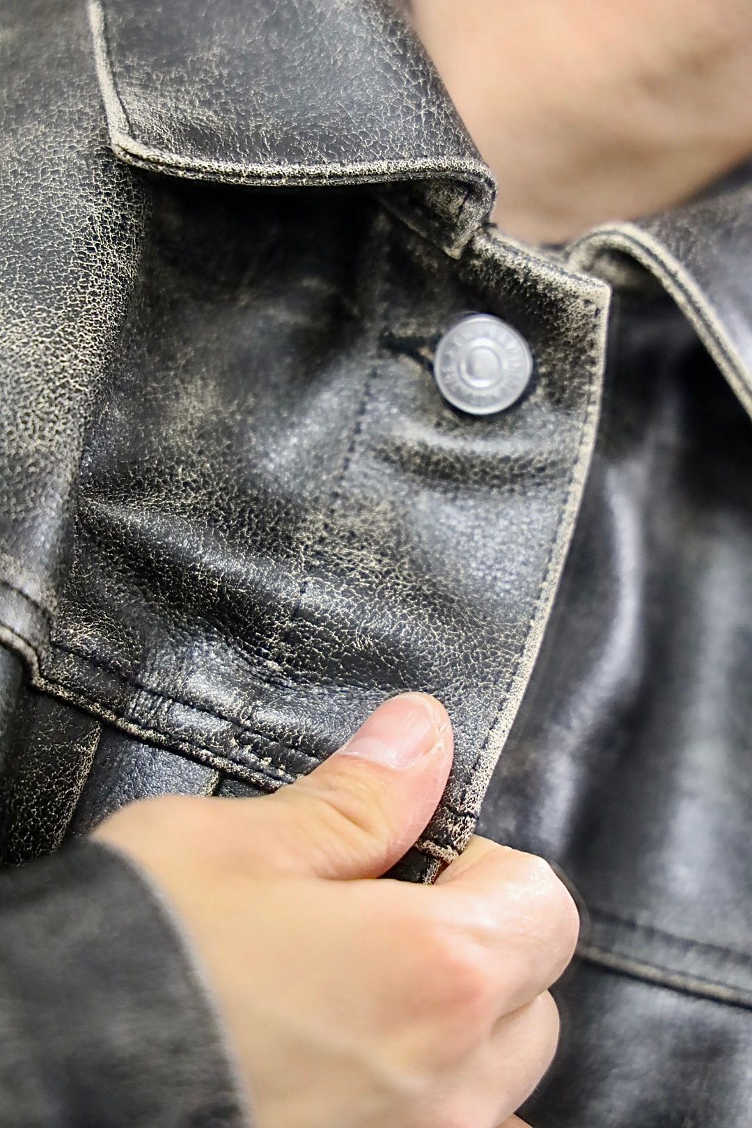 ©SAINT M×××××× セントマイケル 26SS BBJ_LEATHER JACKETスタイル