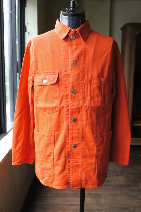 ファウンダ 25AW WORK JACKET (015FD252007)ORANGE