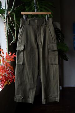 blurhms23SS Drill Chambray Motocycle Jacketスタイル.