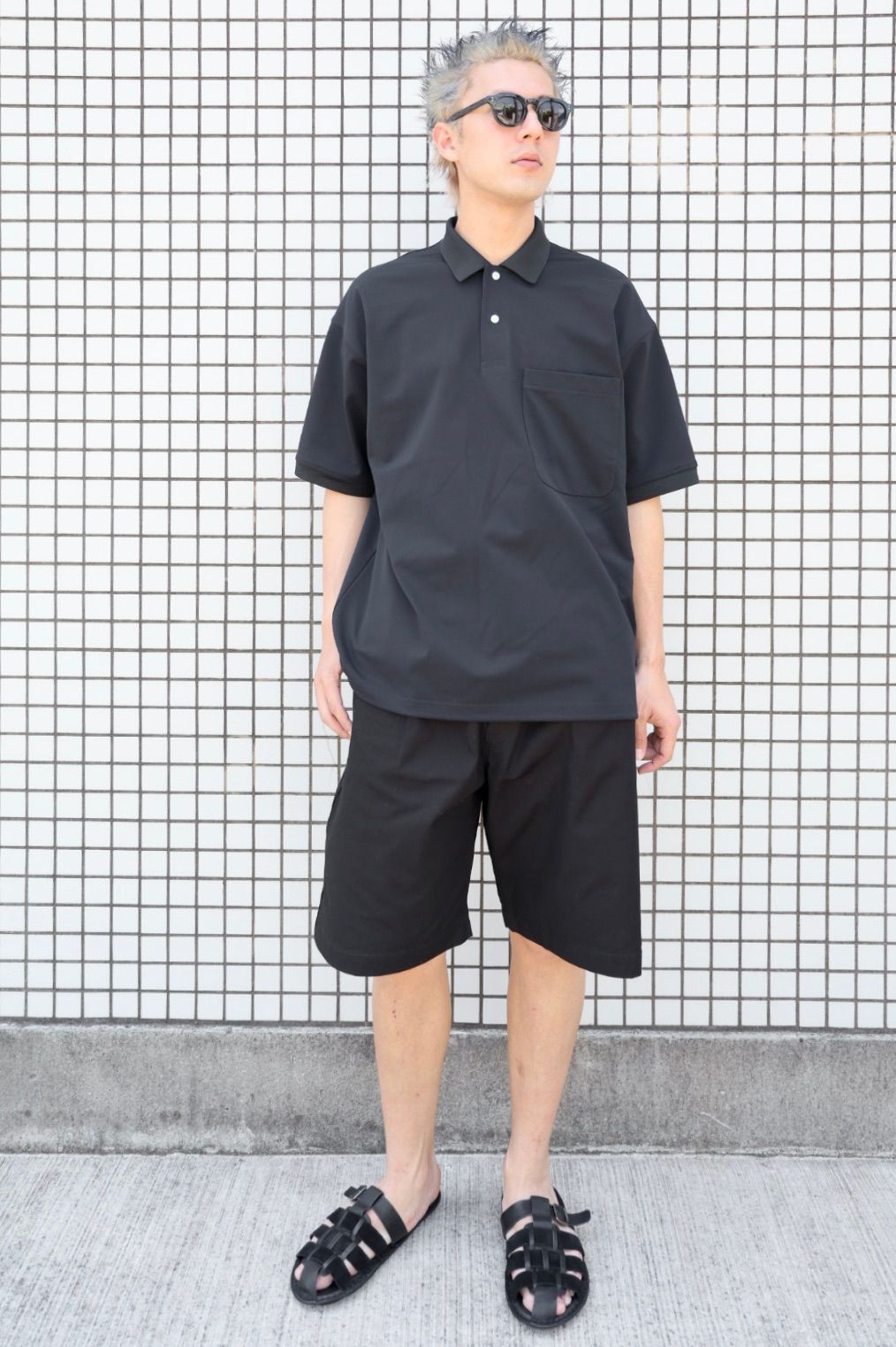 DAIWA PIER39(ダイワピア39) TECH POLO SHIRT S/S(BE-37026)BLACK☆5月23日(土)新作発売！