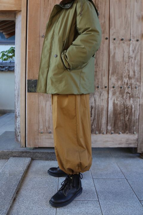 eYe JUNYA WATANABE COMME des GARCONS MAN 綿バックサテンミリタリーブルゾン(WF-J905-100)"KHAKI"style.2020.10.25.