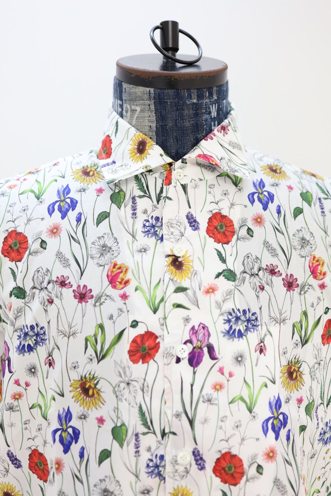 ジュンヤワタナベマン 26SS MARIA SANTAGELO 綿花柄シャツ(WQ-B013-051)☆2月6日(金)発売！