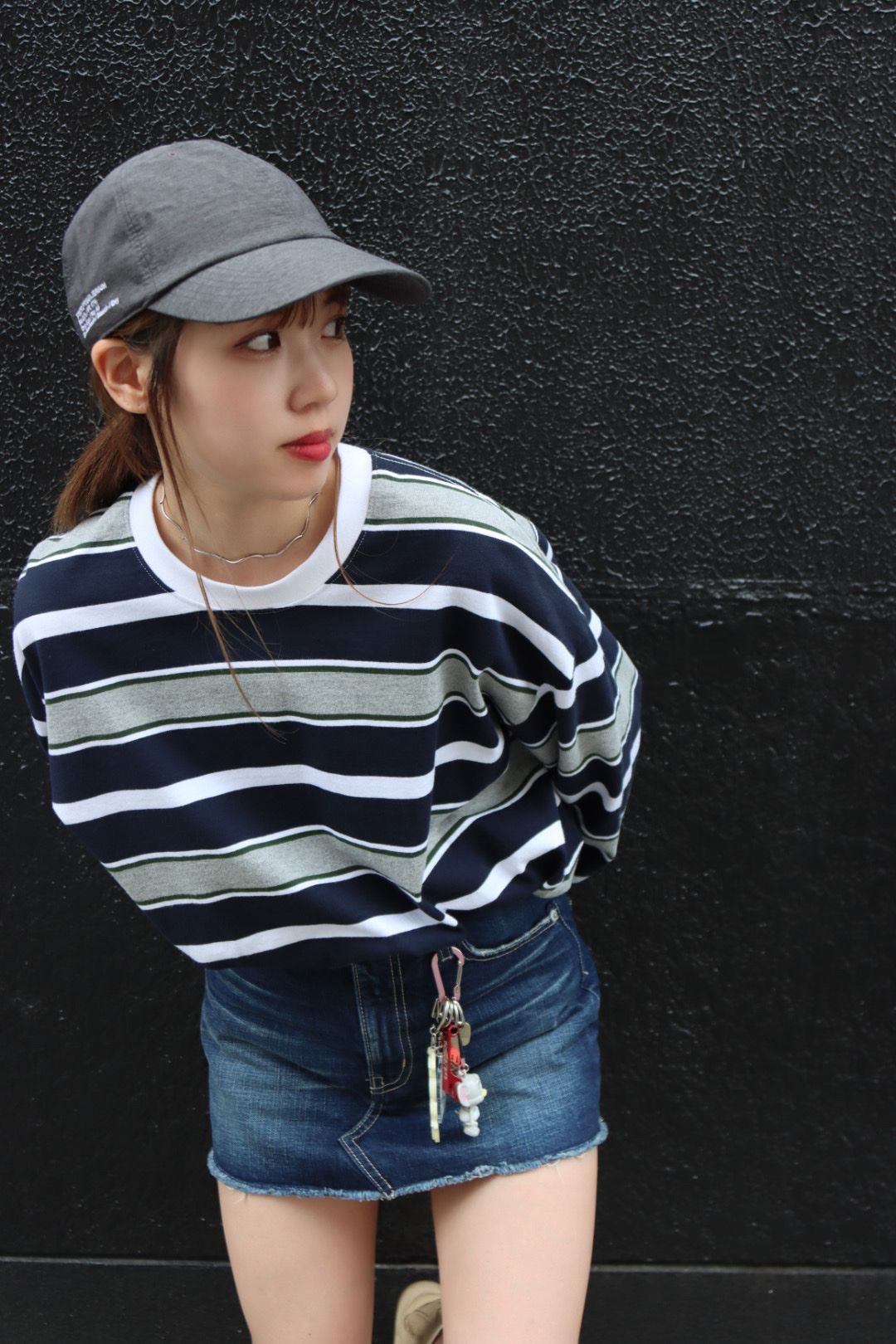 FreshService 23ss MULTI BORDER L/S TEE style.2023.5.28