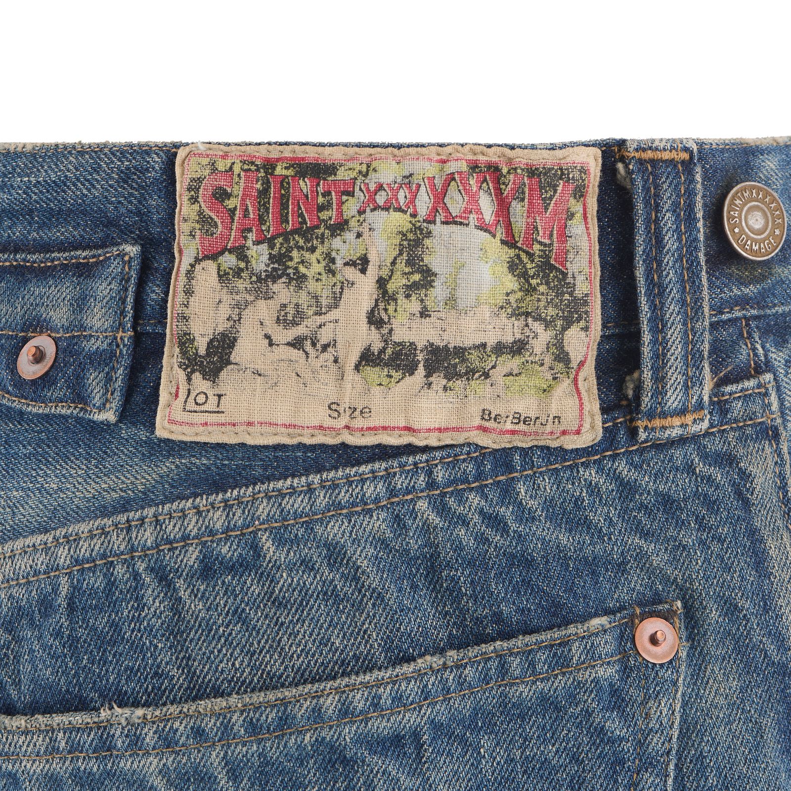 セントマイケル25AWベルベルジンコラボ BB_DENIM PNT (SM-HR1-0000-C60)DAMAGE☆12月13日(土)新作発売！