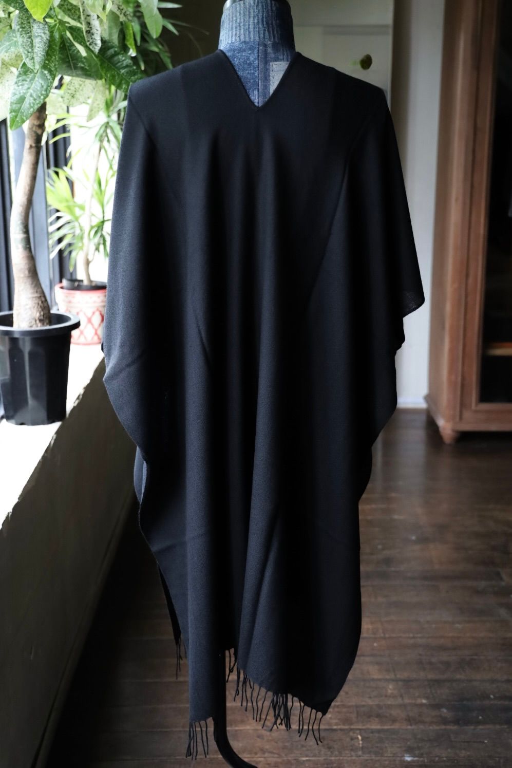 Yohji Yamamoto 25AW ウール糸綾織りマフラー(HL-L01-962)BLACK☆新作発売！