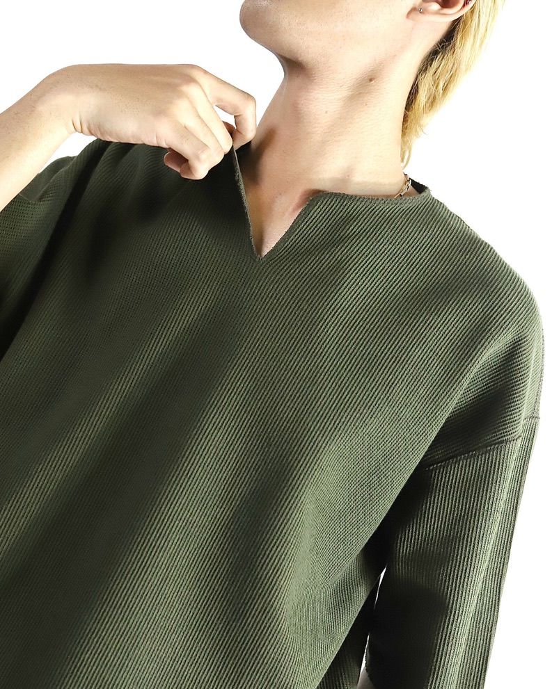 ブラームスルーツストック 24SS Rough&Smooth Thermal Over-neck style 2024.4.27