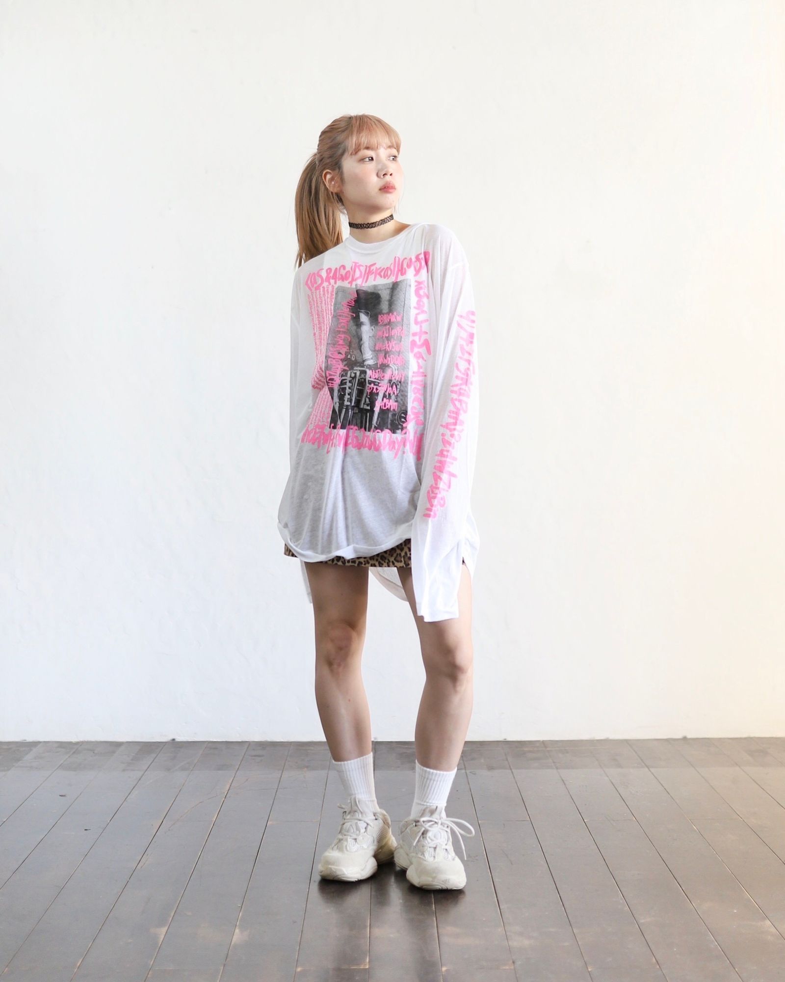 doublet - ダブレット 24SS SEE-THROUGH PRINT LONG SLEEVE T-SHIRT ...